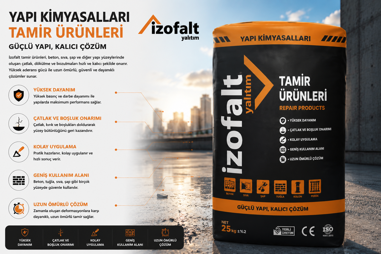 Tamir Harcı ve Yüzey Sertleştirici